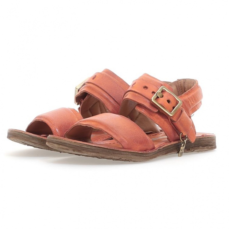 Sandalias A.S.98 Ria Mujer Naranjas | ES-FRA846359