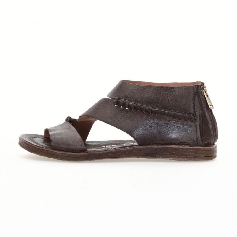 Sandalias A.S.98 Romey Mujer Chocolate | ES-DGN714035