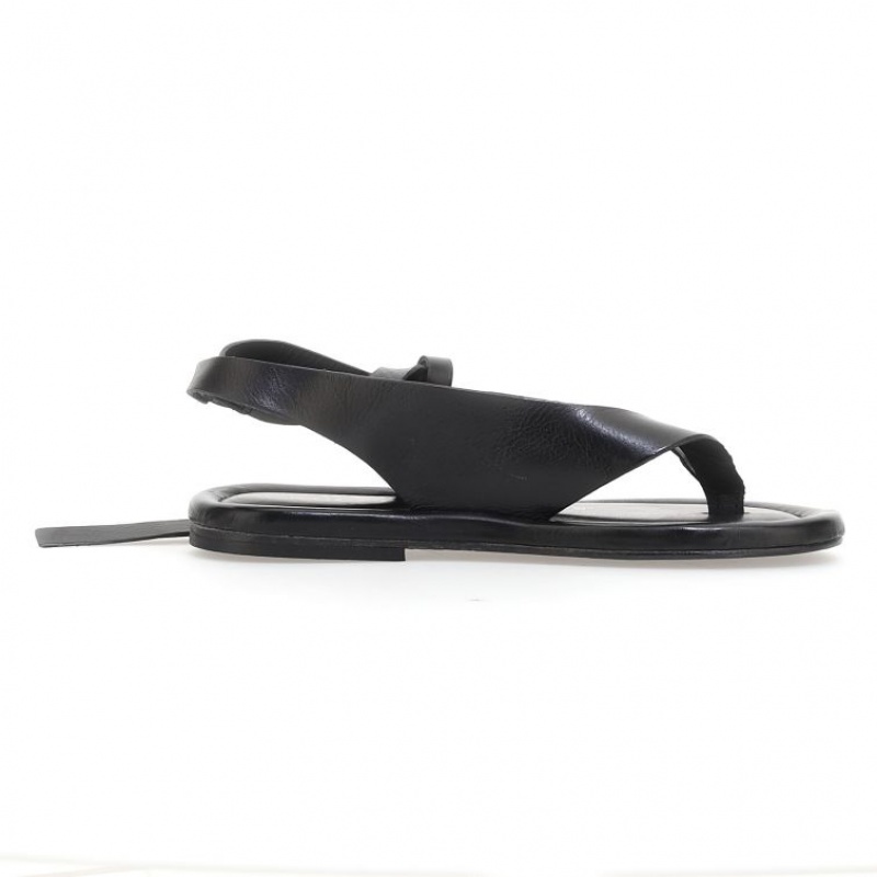 Sandalias A.S.98 Yanci Mujer Negras | ES-SBH297684