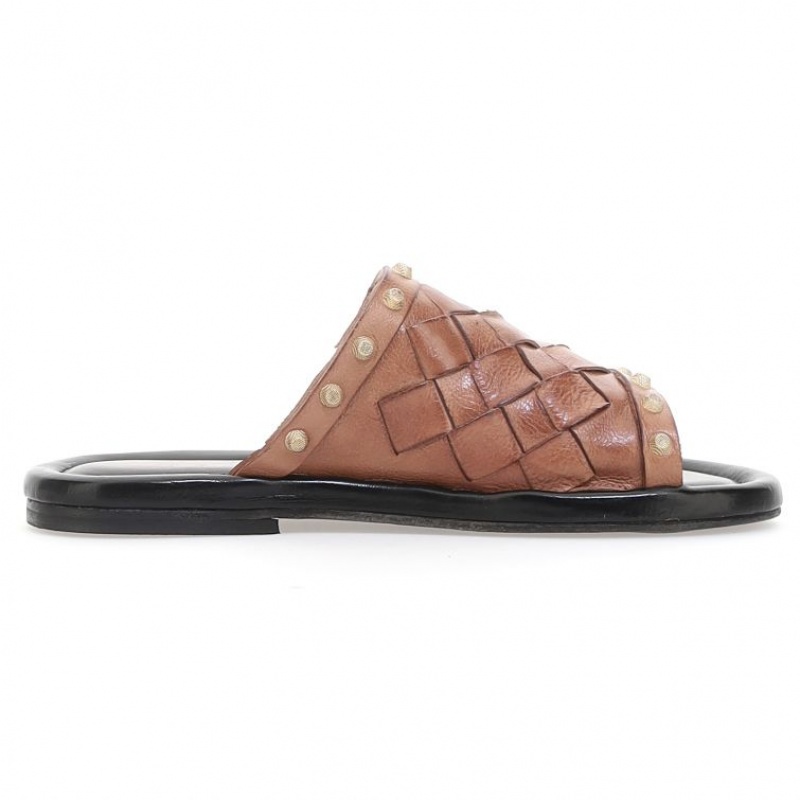 Sandalias A.S.98 Yasmin Mujer Marrones | ES-OGI673105