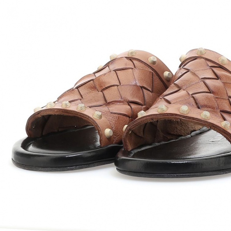 Sandalias A.S.98 Yasmin Mujer Marrones | ES-OGI673105