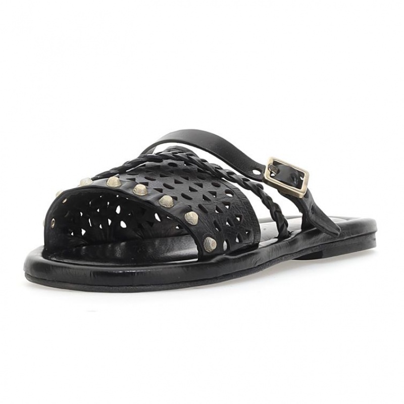 Sandalias A.S.98 Yazmin Mujer Negras | ES-TIE963751