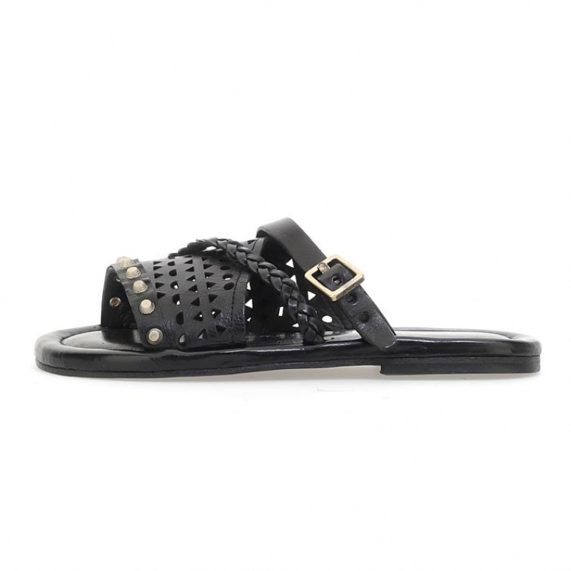 Sandalias A.S.98 Yazmin Mujer Negras | ES-TIE963751