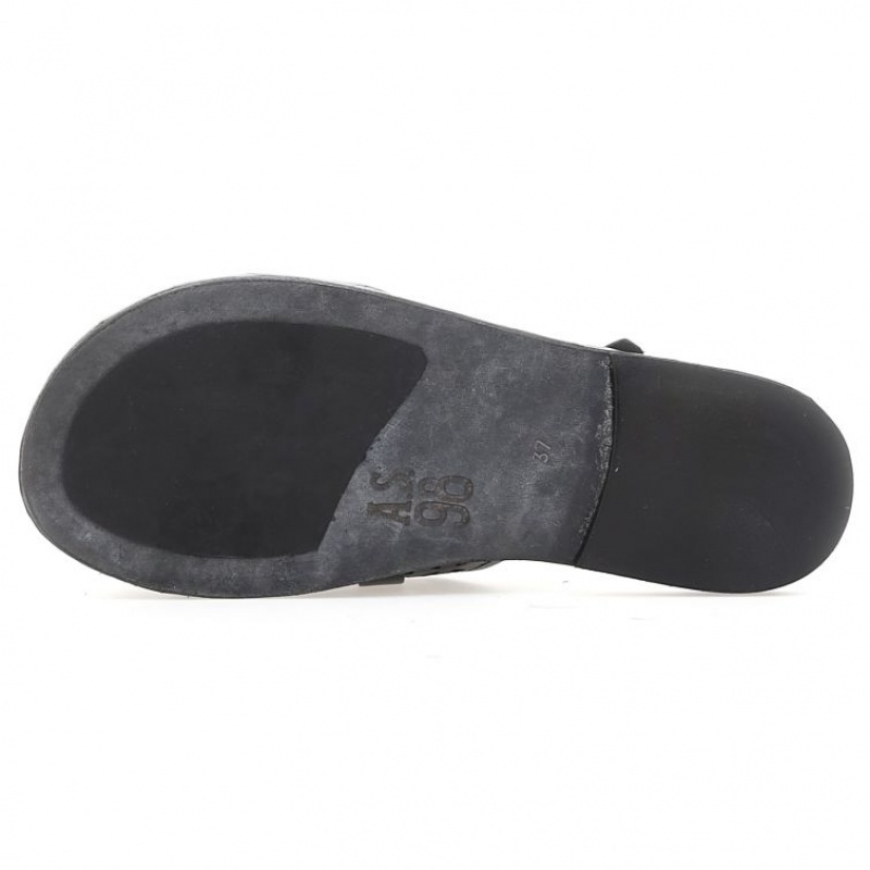 Sandalias A.S.98 Yazmin Mujer Negras | ES-TIE963751