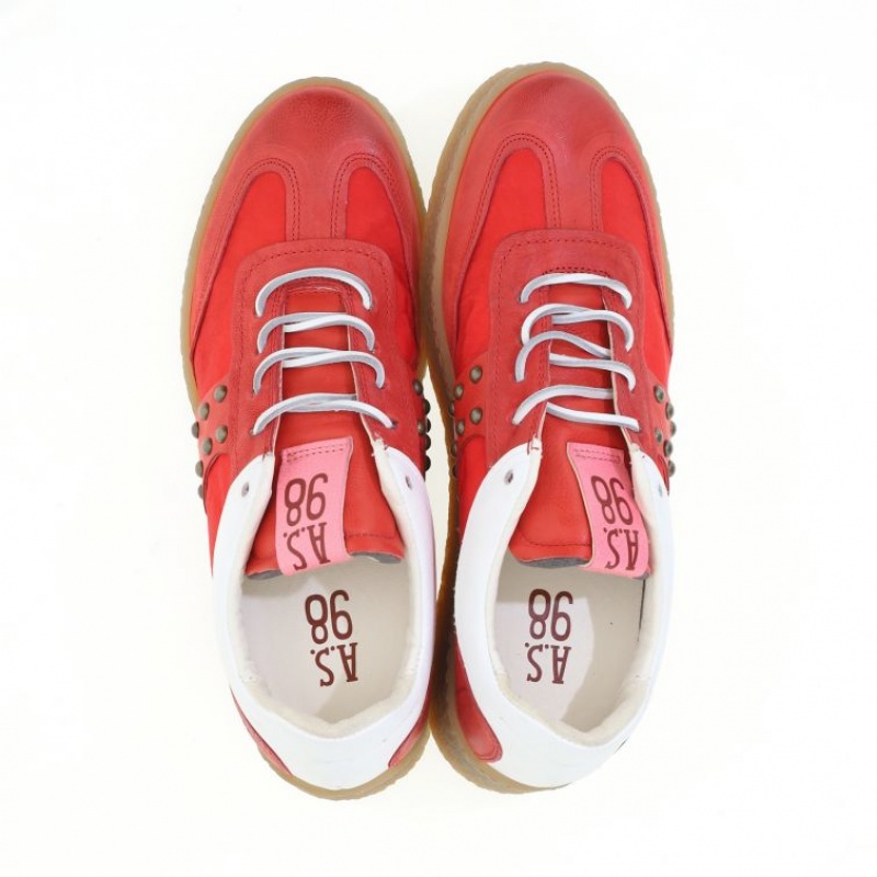 Zapatillas A.S.98 Waldo Hombre Rojas | ES-ORM423150