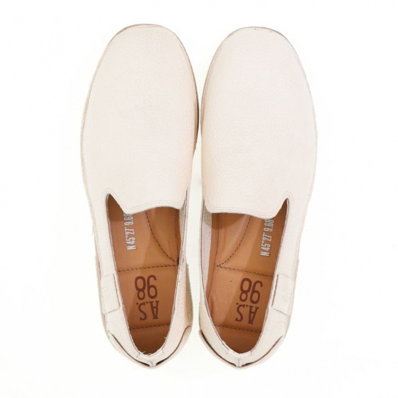 flat shoes A.S.98 Alberic Hombre Beige | ES-ZHB506782