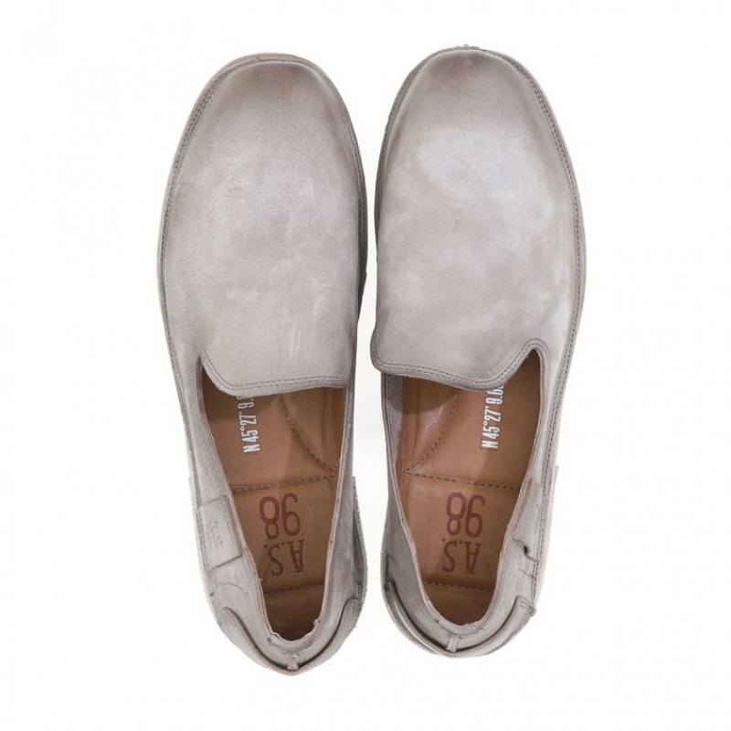 flat shoes A.S.98 Alberic Hombre Gris | ES-JBP603715