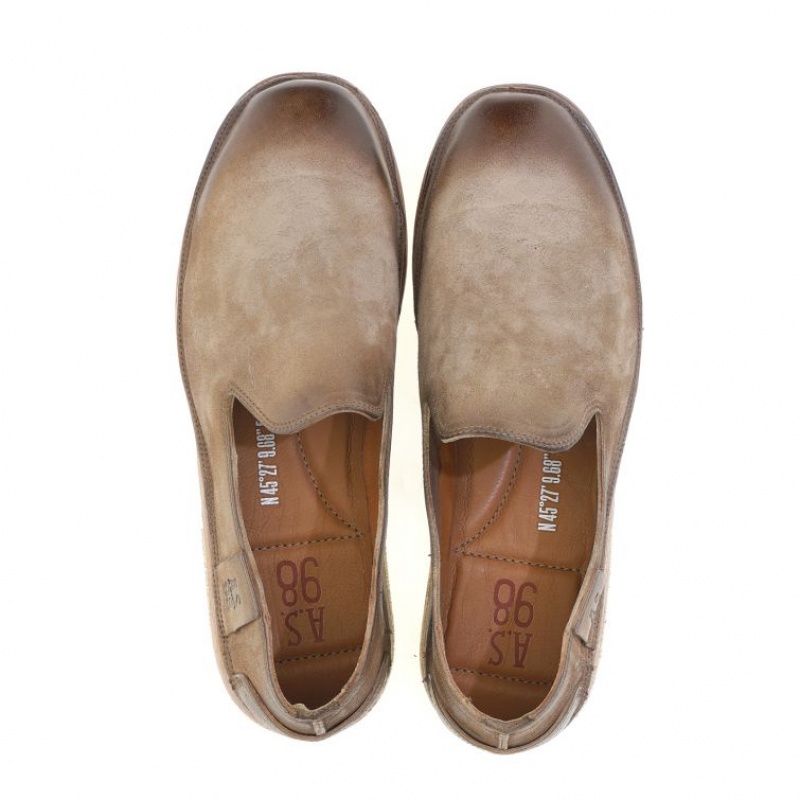 flat shoes A.S.98 Alberic Hombre Marrones Claro | ES-YNR527980