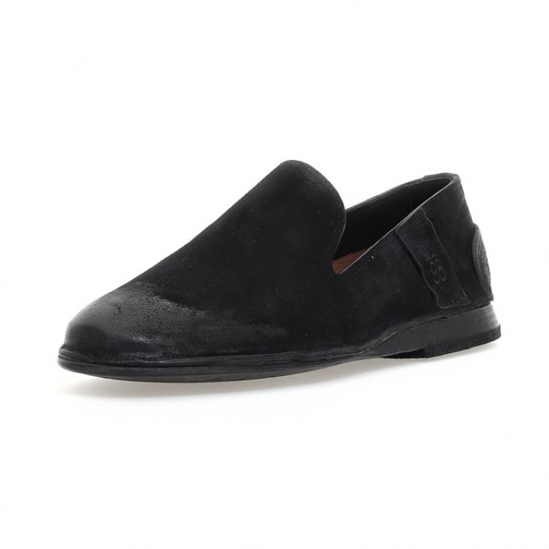 flat shoes A.S.98 Alberic Hombre Negras | ES-UMF673589