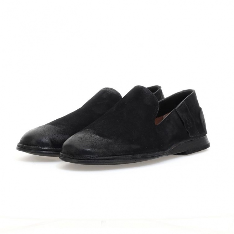 flat shoes A.S.98 Alberic Hombre Negras | ES-UMF673589