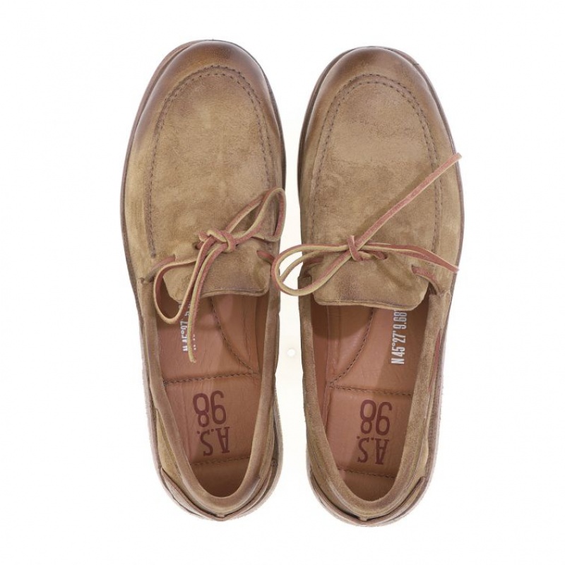 flat shoes A.S.98 Aldous Hombre Marrones Claro | ES-LOG162947