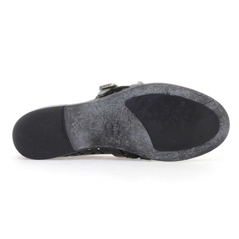 flat shoes A.S.98 Jade Mujer Negras | ES-JLC306581