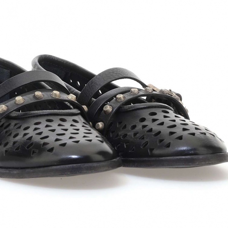 flat shoes A.S.98 Jade Mujer Negras | ES-JLC306581