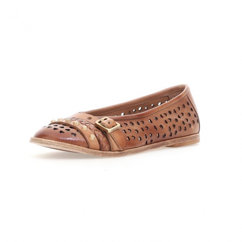 flat shoes A.S.98 Jakki Mujer Marrones | ES-VRY056978