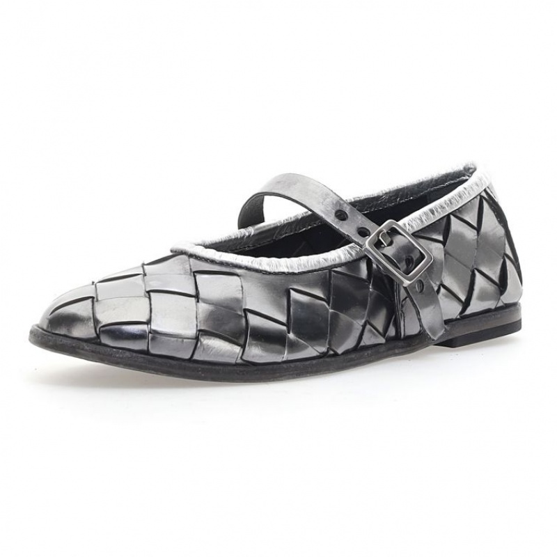 flat shoes A.S.98 Janae Mujer Titanium | ES-UPC167308