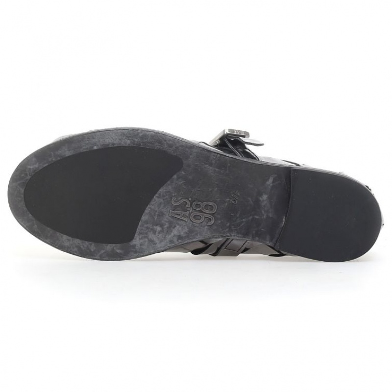 flat shoes A.S.98 Janae Mujer Titanium | ES-UPC167308