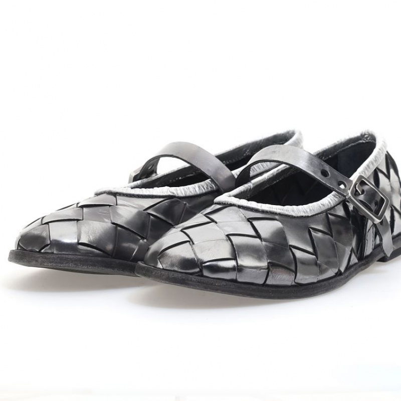 flat shoes A.S.98 Janae Mujer Titanium | ES-UPC167308