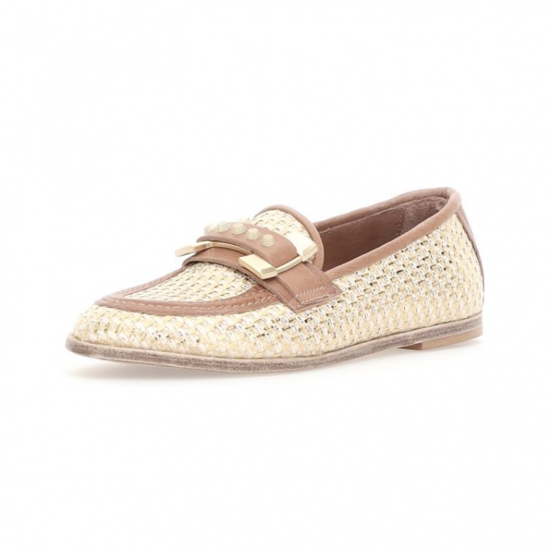 flat shoes A.S.98 Janele Mujer Doradas | ES-QYI416385