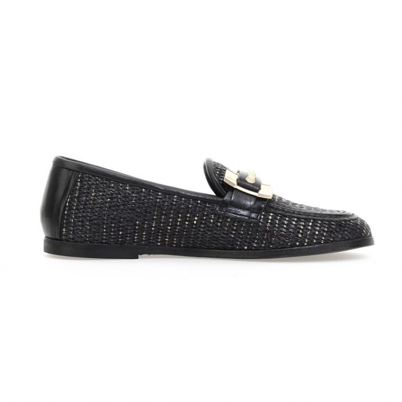 flat shoes A.S.98 Janele Mujer Negras | ES-ROX049172