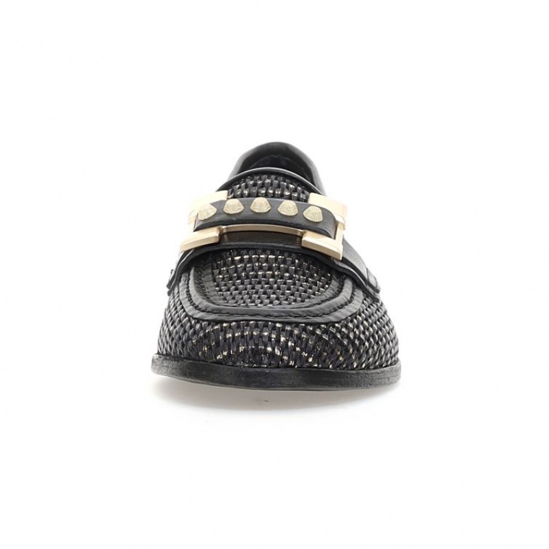 flat shoes A.S.98 Janele Mujer Negras | ES-ROX049172