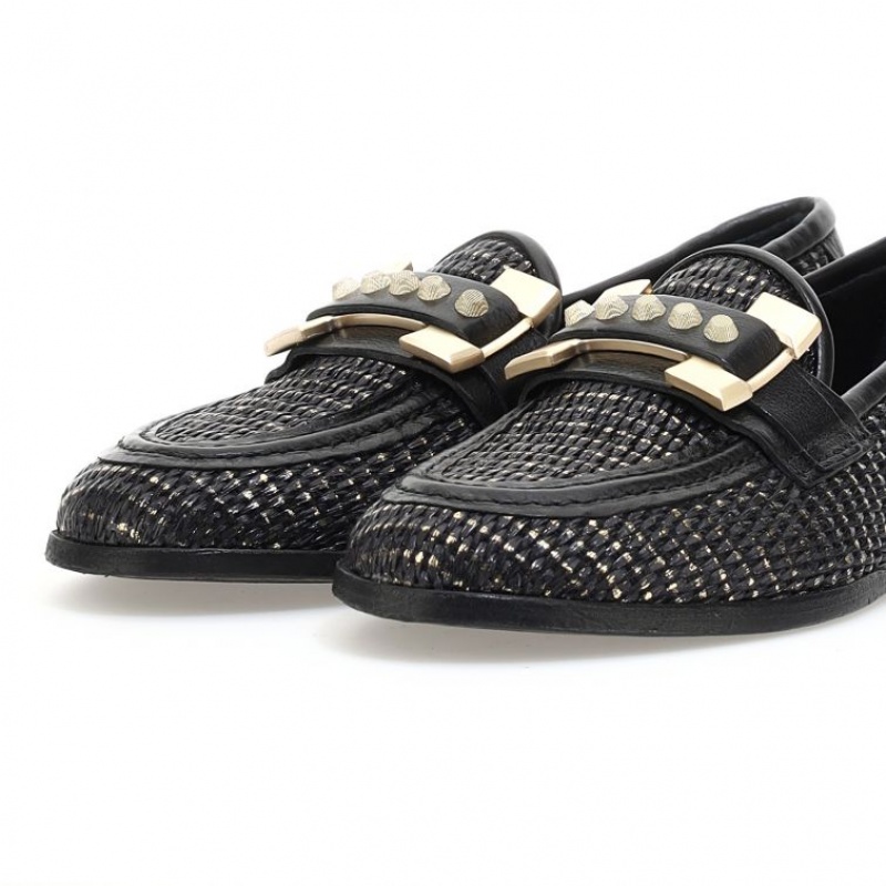 flat shoes A.S.98 Janele Mujer Negras | ES-ROX049172