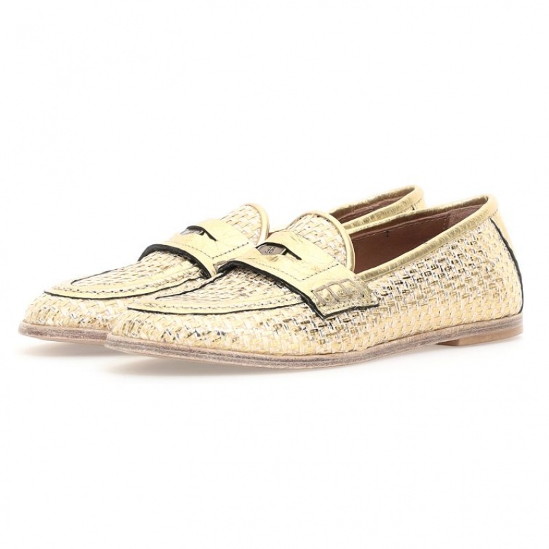 flat shoes A.S.98 Janene Mujer Doradas | ES-KLT071563