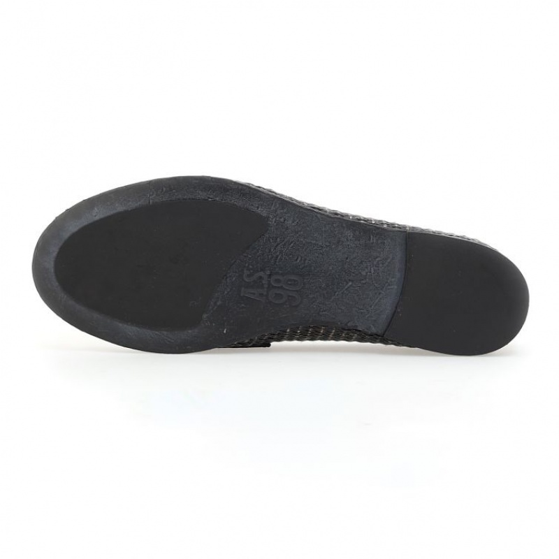 flat shoes A.S.98 Janene Mujer Negras | ES-KDB572094