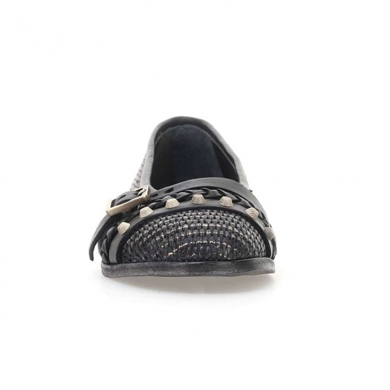 flat shoes A.S.98 Jayla Mujer Negras | ES-KDT039675