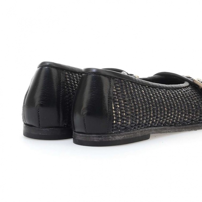 flat shoes A.S.98 Jayla Mujer Negras | ES-KDT039675