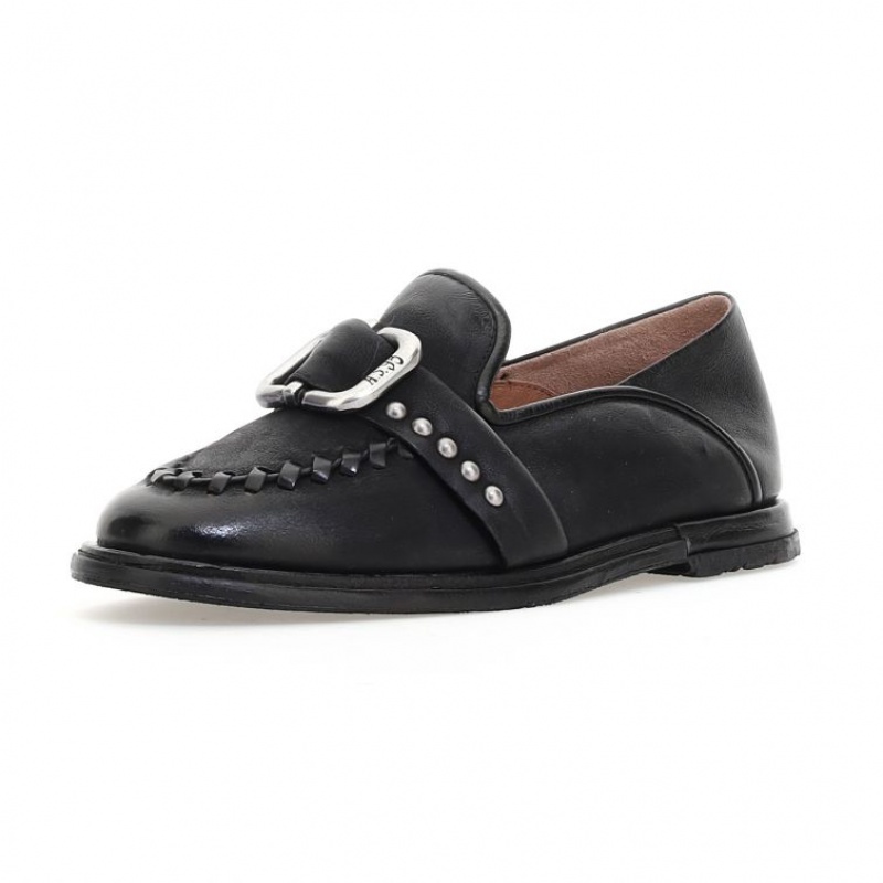 flat shoes A.S.98 Tamika Mujer Negras | ES-TUS346198