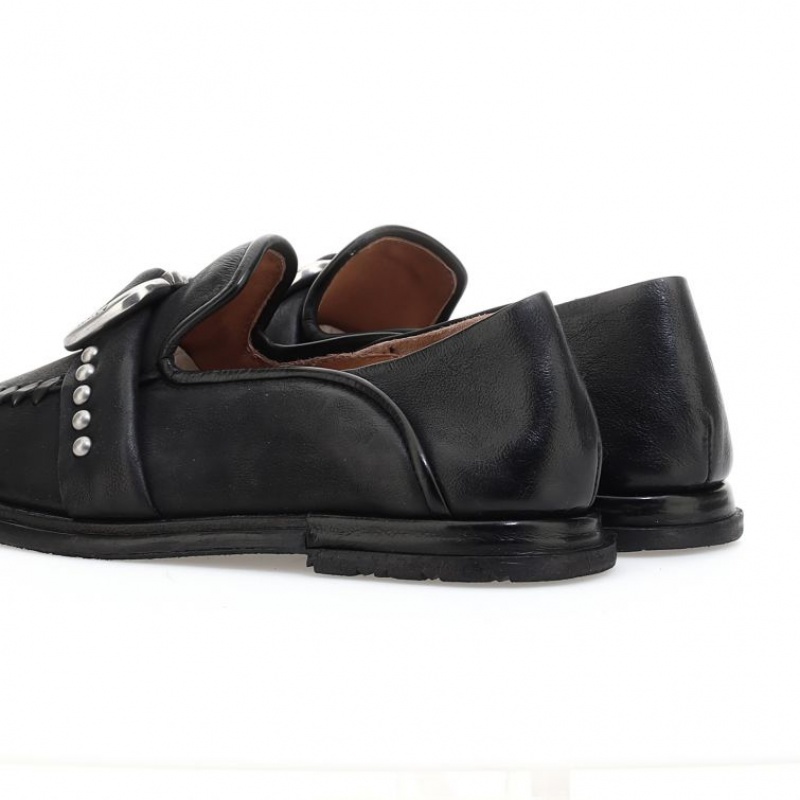 flat shoes A.S.98 Tamika Mujer Negras | ES-TUS346198