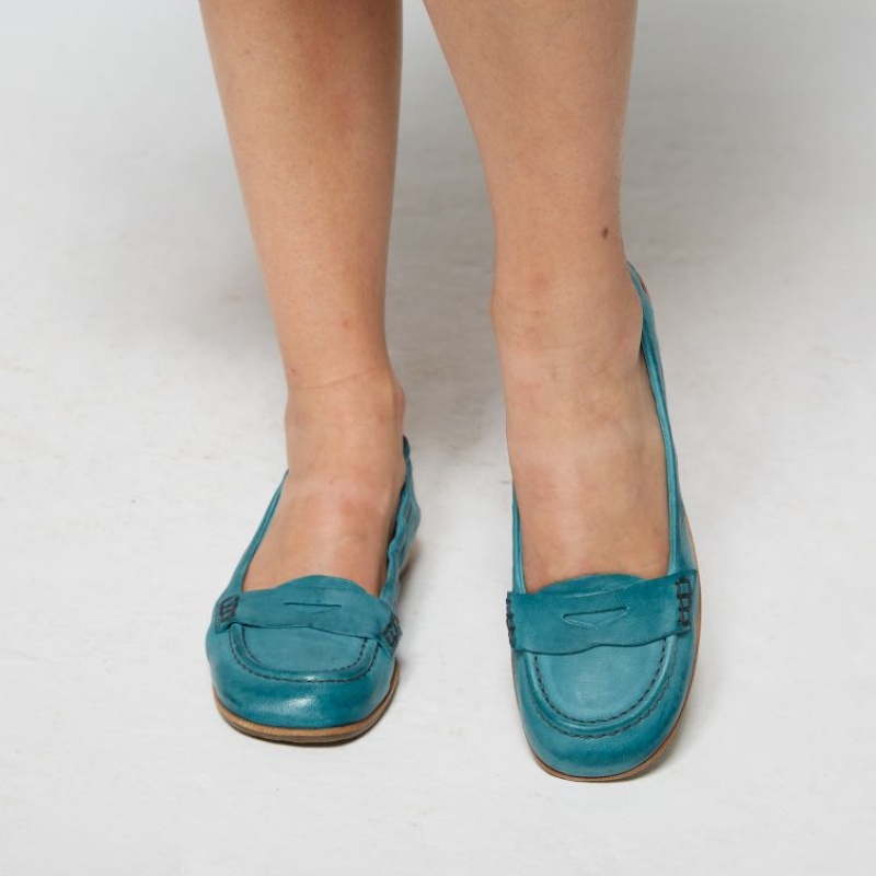 flat shoes A.S.98 Zavia Mujer Verde | ES-KST872413