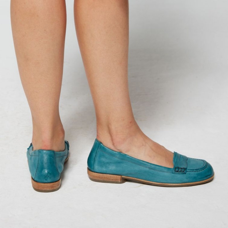 flat shoes A.S.98 Zavia Mujer Verde | ES-KST872413