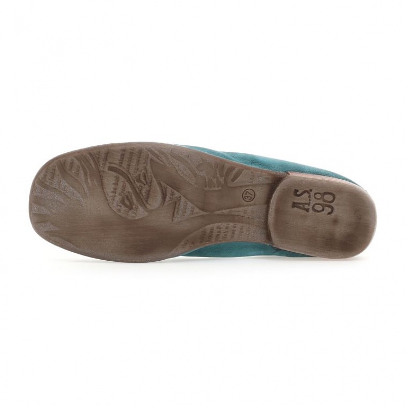 flat shoes A.S.98 Zavia Mujer Verde | ES-KST872413