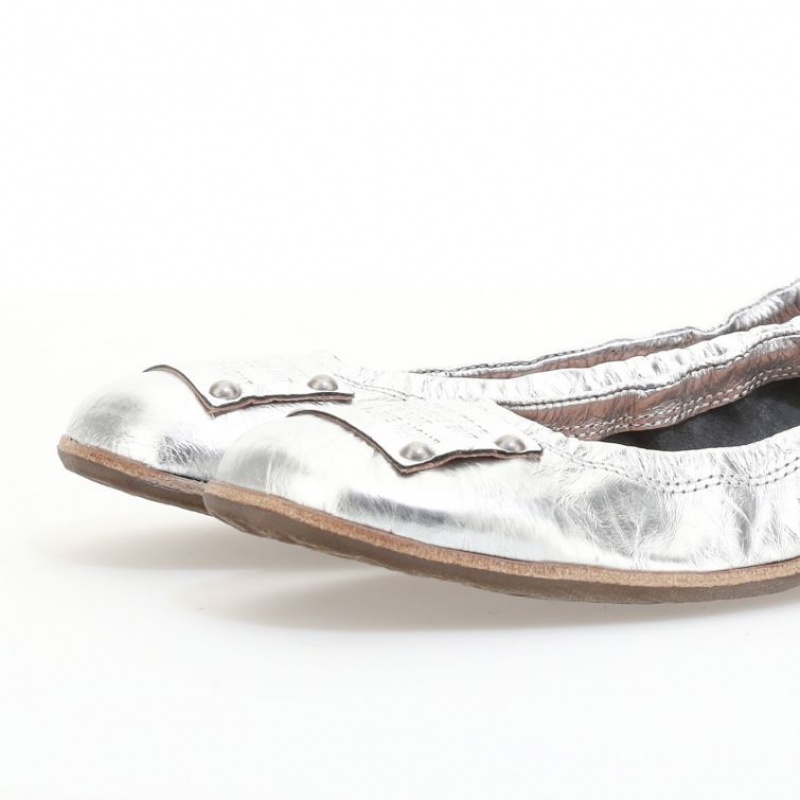 flat shoes A.S.98 Zula Mujer Plateadas | ES-HEF076951