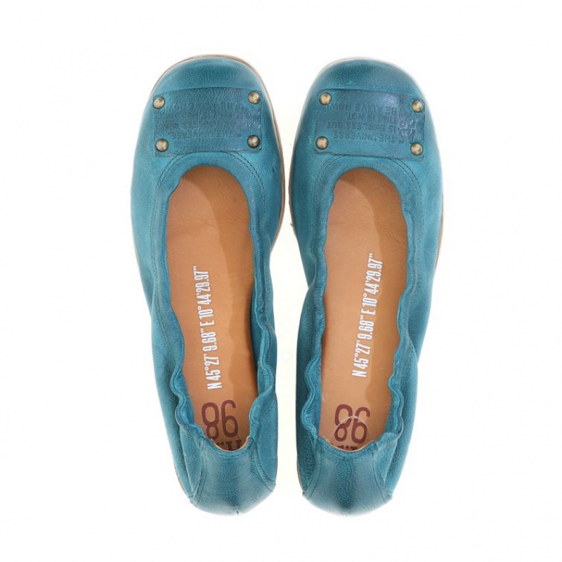 flat shoes A.S.98 Zula Mujer Verde | ES-JME526980