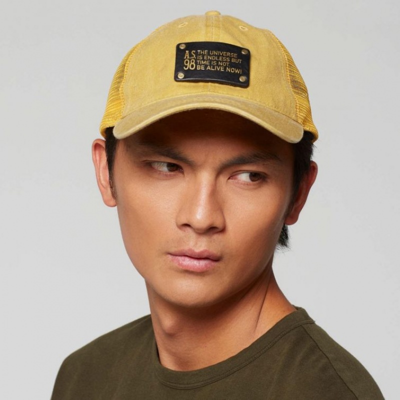 hats A.S.98 Alizee Hombre Amarillo | ES-LTF928604